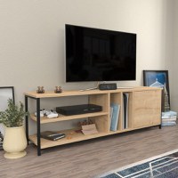 Comoda TV Oneida - Negru, Oak - 2