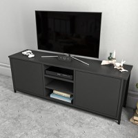 Comoda TV Otis - Negru, Antracit - 3