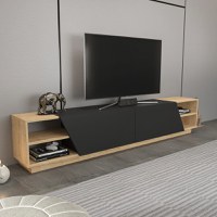 Comoda TV Rhodes - Oak, Antracit - 2