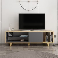 Comoda TV Rosmar - Oak, Antracit - 2