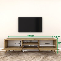 Comoda TV Sabian Oak 180x35x48 cm - 5