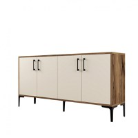 Consola Kiev 160 - Walnut, Cream - 6