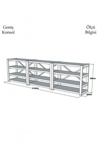 Consola Prof Walnut-Negru - 4