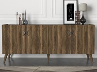 Consola Wood Walnut-Antracit - 2