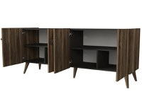 Consola Wood Walnut-Antracit - 7