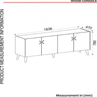 Consola Wood Walnut-Antracit - 9