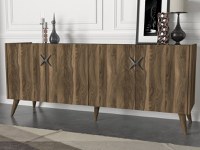 Consola Wood Walnut-Antracit - 1