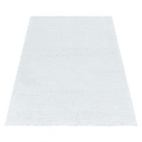 Covor Fluffy Alb 80x150 cm - 3