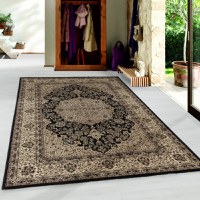 Covor Kashmir Negru V2 160x230 cm - 1