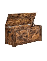 Cufar de depozitare, Vasagle, 100 x 40 x 46 cm, LSB060T01, Maro Rustic - 1