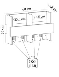 Cuier de Perete Wink - Alb - 6