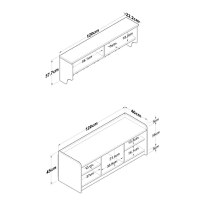 Cuier pentru Hol P2 - 1636 - Walnut - 5