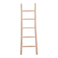 Cuier prosoape tip scara Ladder Boho Pako World Natural 50x6x160 cm - 1