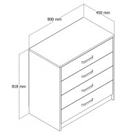 Dulap Dressing Grande3602 Oak - 5