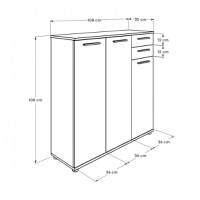 Dulap Pantofi ADR-532-BB-1 Alb - 9