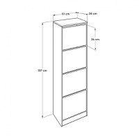 Dulap Pantofi SHC-340 Alb - 6