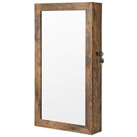 Dulap pentru bijuterii, Songmics, Maro, 67.3x9.7x37.2 cm - 2