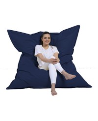 Fotoliu puf de gradina Giant Cushion Albastru inchis 180x140x30 cm - 1