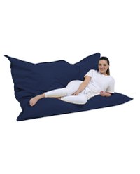 Fotoliu puf de gradina Giant Cushion Albastru inchis 180x140x30 cm - 5