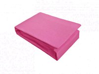 Husa de Pat tip Jersey, Fucsia, 180x200 cm (Bumbac 100%) - 1