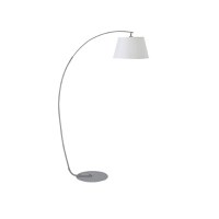 Lampadar Glinze alb metalic 90x38x180 cm - 1