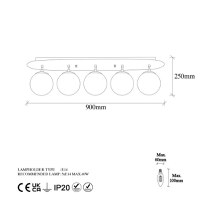 Lustra Well - 11735 Negru - 5