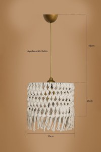 Lustra YL557 Crem 30x25x65 cm - 2