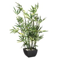 Planta artificiala in ghiveci Green 14564 Negru/Verde 43x34x67cm - 1