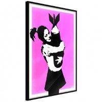 Poster - Banksy: Bomb Hugger, cu Ramă neagră, 40x60 cm - 1