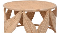 Set 2 masute de cafea de gradina Siderty Boho Pako World Natural 80x80x45 cm