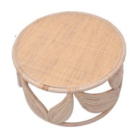 Set 2 masute de cafea de gradina Siderty Boho Pako World Natural 80x80x45 cm - 3