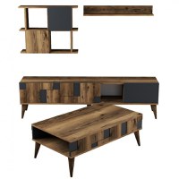 Set Complet Living Madrid Walnut-Antracit - 2