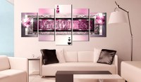 Tablou - Cyclamen dream 200x100 cm - 2