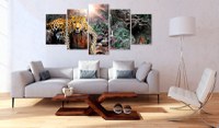 Tablou - Leopard Relaxation 200x100 cm - 2