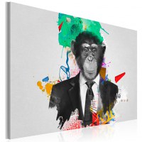 Tablou - Mr Monkey 90x60 cm - 1