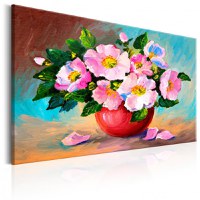 Tablou pictat manual - Spring Bunch 90x60 cm - 1