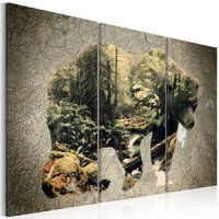 Tablou - The Bear in the Forest 120x80 cm - 1