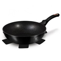 Tigaie Wok, 30 cm, negru Rose Collection - 1