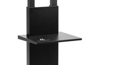 Stand profesional Maclean MC-865, inaltime reglabila, 37inch-70inch, 40 kg, pana la VESA 600x400 (Negru)