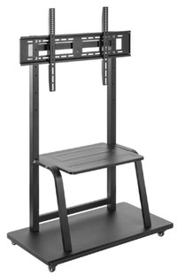 Stand TV Gembird TVS-100F-01, 37inch - 100inch, 150 Kg (Negru) - 1