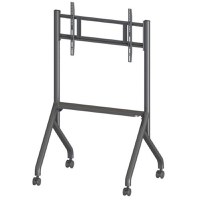 Stand TV, universal, reglabil inaltime, raft inclus, 65 - 100 inch, Techly ICA-TR53LB, Negru - 1