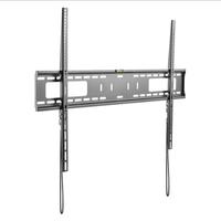 Suport Perete StarTech FPWFXB1, 60inch - 100inch, 75 Kg (Negru) - 1