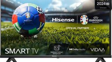 Televizor LED Hisense 80 cm (32inch) 32A4N, HD Ready, Smart TV, WiFi