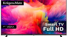 Televizor LED Krüger&Matz 109 cm (43inch) KM0243FHD-V, Full HD, Smart TV, WiFi, CI+