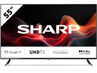 Televizor LED Sharp 139 cm (55inch) 55GL4060E, Ultra HD 4K, Smart TV, WiFi - 1