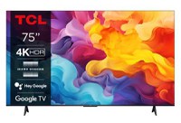 Televizor LED TCL 190 cm (75inch) 75V6B, Ultra HD 4K, Smart TV, WiFi, CI - 1