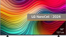 Televizor NanoCell LED LG 127 Cm (50inch) 50NANO81T3A, Ultra HD 4K, Smart TV, WiFi, CI+