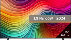 Televizor NanoCell LED LG 165 Cm (65inch) 65NANO81T3A, Ultra HD 4K, Smart TV, WiFi, CI+