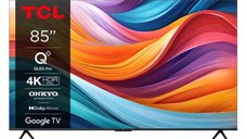 Televizor QLED TCL 216 cm (85inch) 85T7B, Ultra HD 4K, Smart TV, WiFi, CI