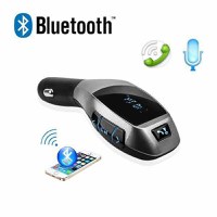 Car Kit Auto Bluetooth cu functie de modulator FM, model X6 + Telecomanda - 1